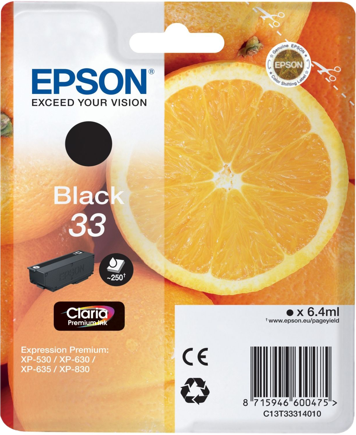 Epson 33 zwart