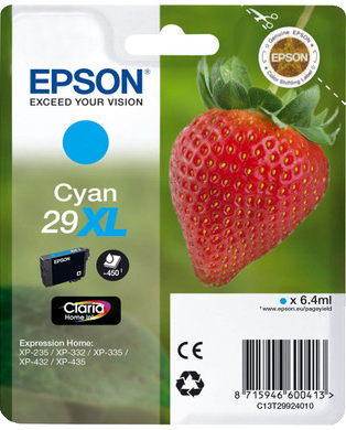 Epson 29XL cyaan