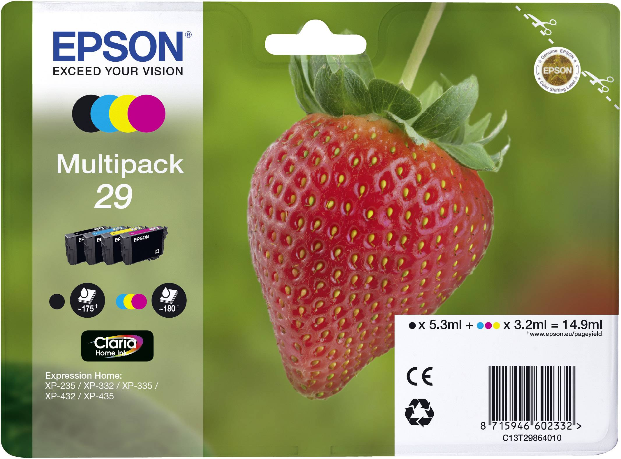 Epson 29 multipack zwart en kleur