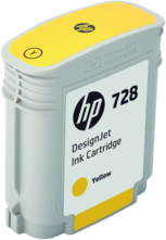 HP 728 geel