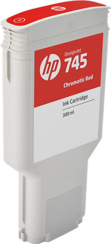 HP 745 Chromatisch rood