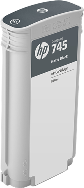 HP 745 mat zwart