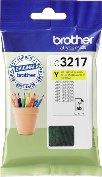 Brother LC-3217Y geel