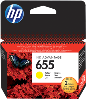 HP 655 geel