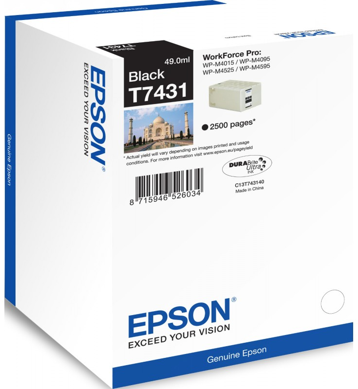 Epson T7431 zwart