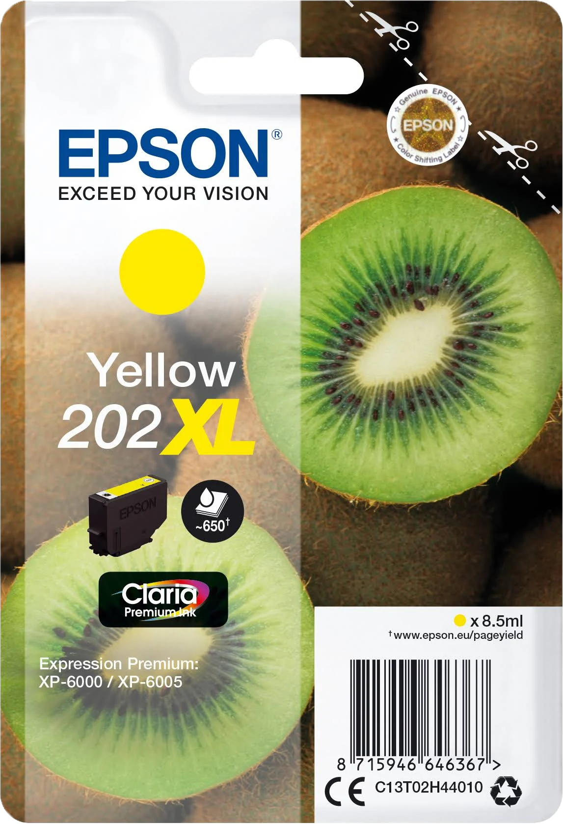 Epson 202XL geel