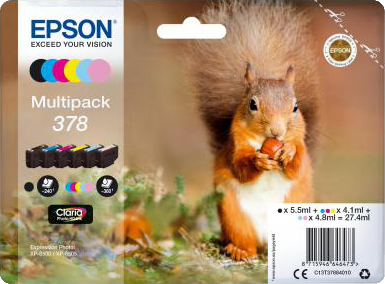 Epson 378 Multipack zwart en kleur