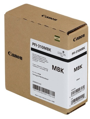 Canon PFI-310MBK mat zwart