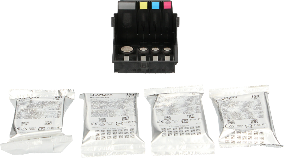 Lexmark 14N1228 Printkop en cartridges zwart en kleur