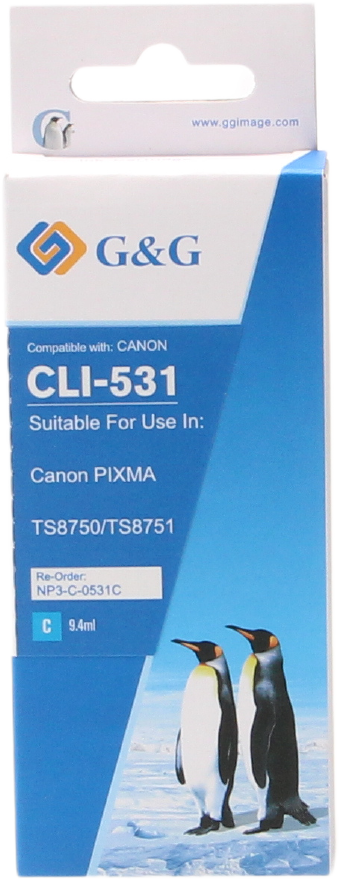 Huismerk Canon CLI-531C cyaan