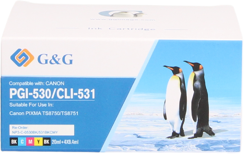 Huismerk Canon PGI-530 / CLI-531 Multipack zwart en kleur