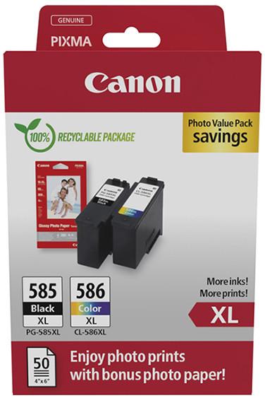 Canon PG-585XL / CL-586XL Photo Value Pack zwart en kleur