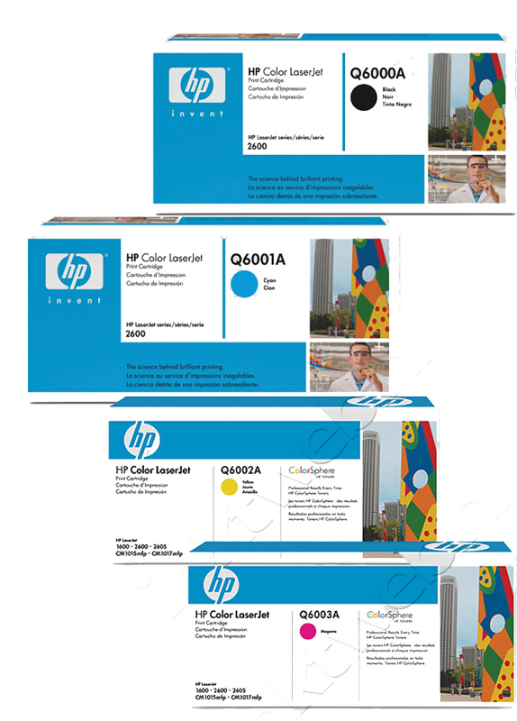 HP 124A Multipack zwart en kleur