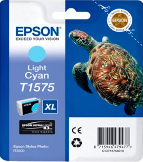 Epson T1575 licht cyaan