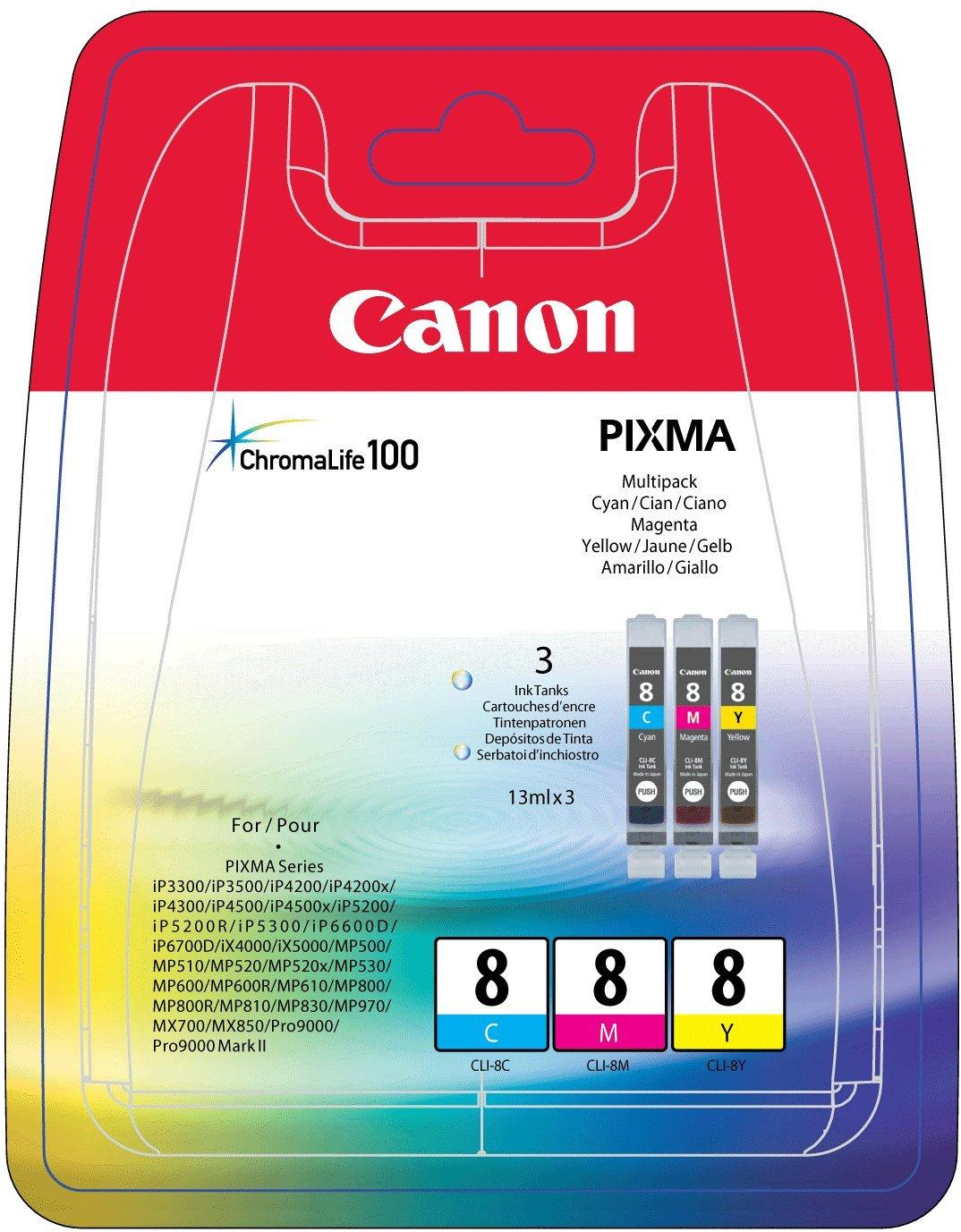 Canon CLI-8 Color pack kleur