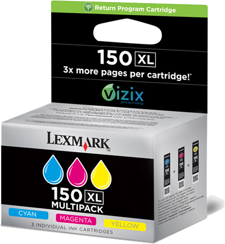 Lexmark 150XL multipack C/M/Y kleur