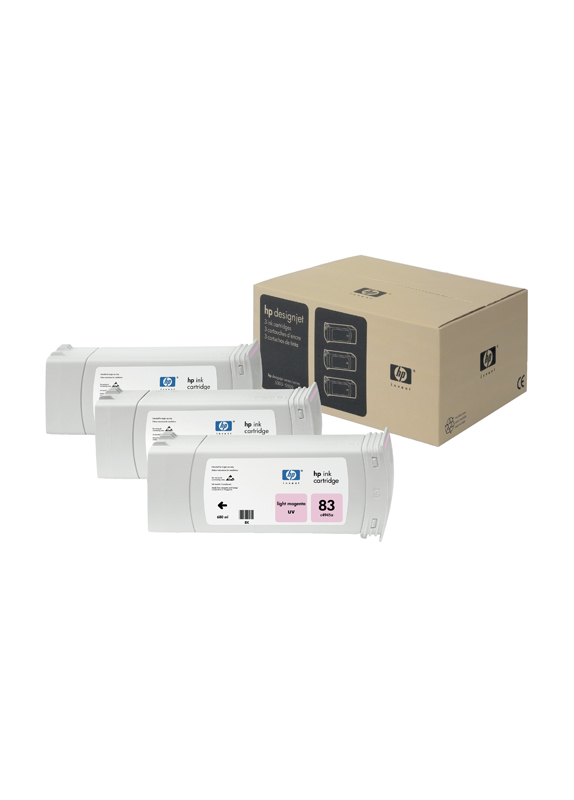 HP 83 3-pack licht magenta