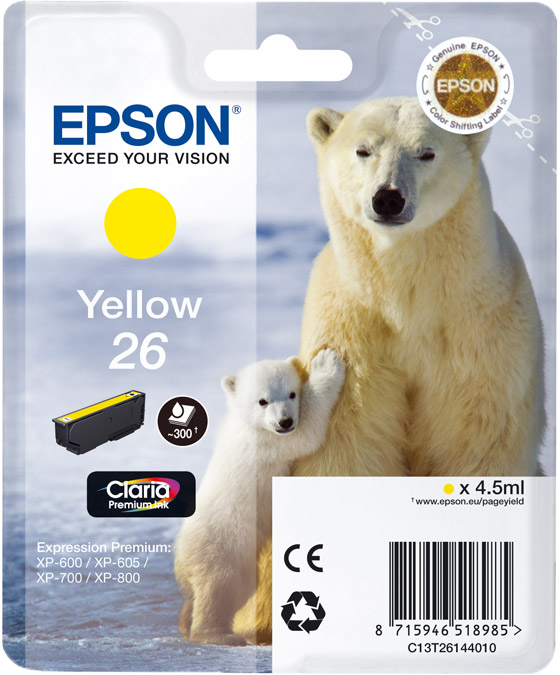 Epson 26 geel