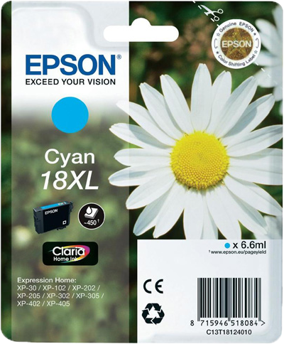 Epson 18XL cyaan