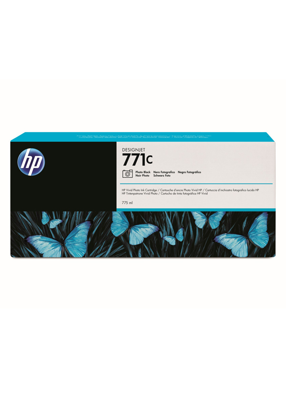 HP 771c 3-pack foto zwart