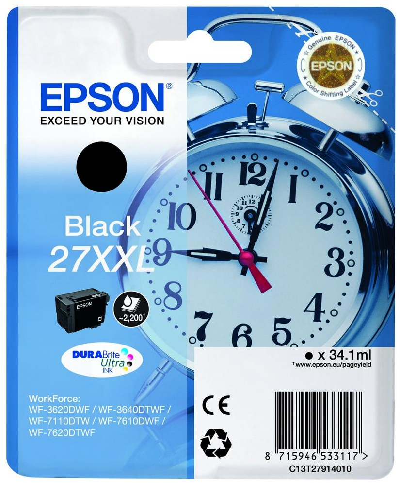 Epson 27XXL zwart