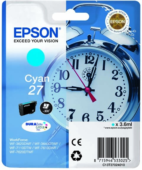 Epson 27 cyaan